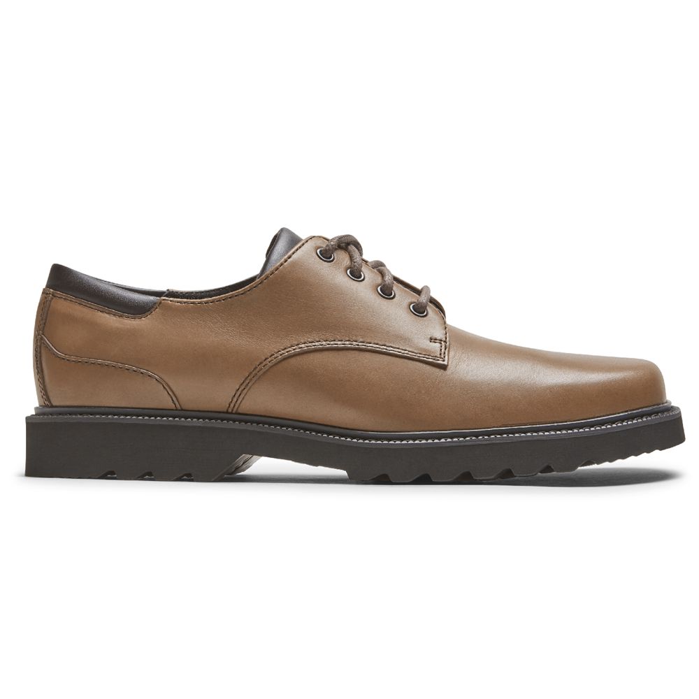 Pantofi Oxford Barbati Rockport Northfield Waterproof Maro Inchis - Romania 6982-XMKVP